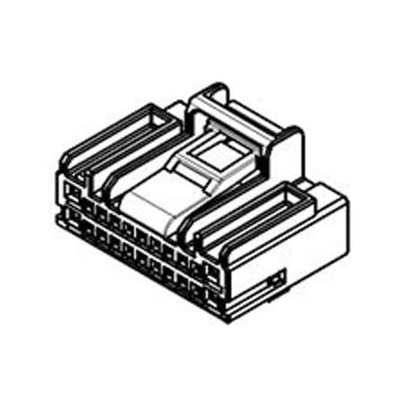 Molex Combination Line Connector, 22 Contact(S), Female, Crimp Terminal, Receptacle 1042132221